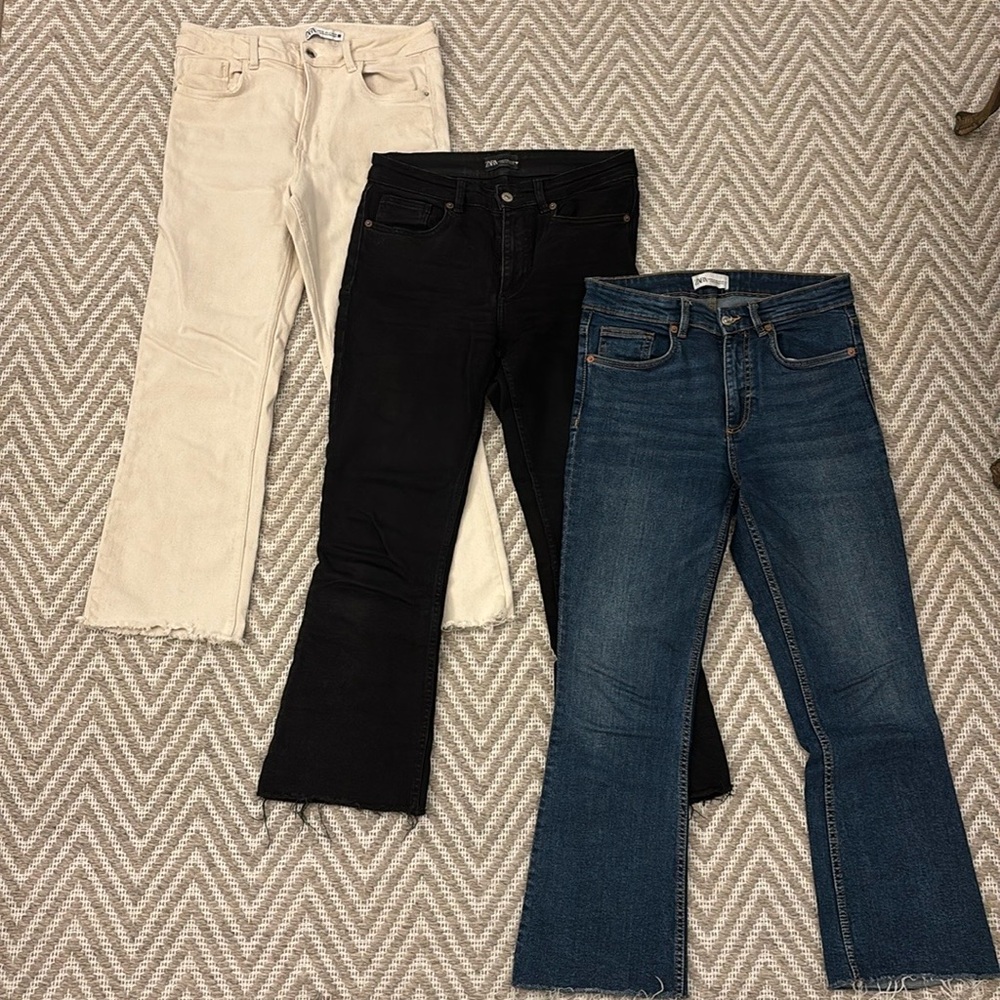 Zara Mid-Ride Jeans Bundle